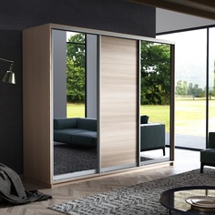 Шкаф-купе Медиум 2 зеркало, 180х60х240 Е1 EMT2_180240_SHS