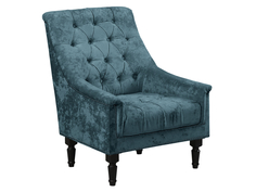 Кресло Первый Мебельный Лансье Зеленый, микровелюр