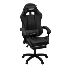 Кресло игровое KINGQUEEN 1209-1-black-mass, черный
