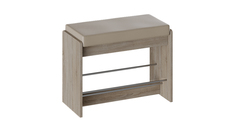 Тайм тумба для обуви Тип 1 (Венге цаво/кож.зам. Крем) Triya