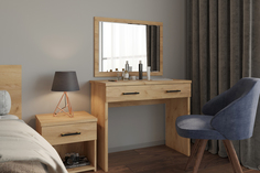 Столик с зеркалом Виктория ВИ-1851 дуб крафт золотой Compass