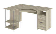 Стол компьютерный Compass С-237 блэквуд сатиновый, 150х110х75 см