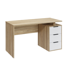 Стол Compass С-407 блэквуд ячменный/меренга, 135х60х76 см