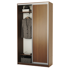 Шкаф-купе Шарм-Дизайн Премиум платяной 150х45х220 Орех