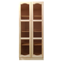 Шкаф витрина Profi Hobby двухдверная 800 без покраски Profi&Hobby