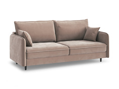 Прямой диван Первый Мебельный Марко Бежевый, велюр