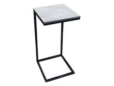 Журнальный столик Симпл Бетон Чикаго / Черный, металл Desk Question