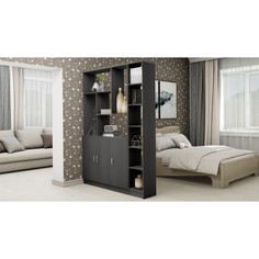 Стеллаж-перегородка Гамма, 1500х2076х330, Венге No Brand