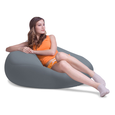 Кресло-мешок нового формата aLounge - Space Pod - Moon Grey (светло-серый)