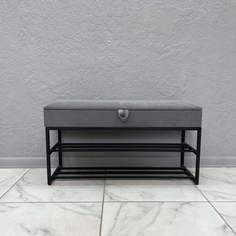 Банкетка-обувница STEEL MEBEL БПЧ-001, серый