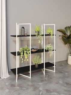 Стеллаж Дивульгато белый/черный KM Loft