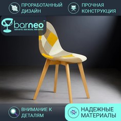 Стулья для кухни BarneoPro N-17 Patchwork 95947 рогожка мультиколор N-17, комплект 1 шт