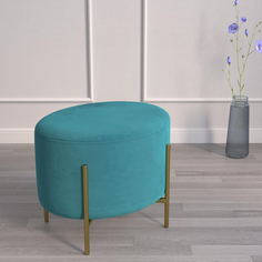 Пуф Manons Maison GOLD изумрудный 50x37x42 см