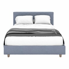 Кровать Эльба серая 220 х 172 х 90 см No Brand
