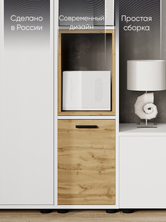 Дверца вкладная для стеллажа и тумбы DomA Modul, 1028144, Дуб крафт