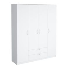 Шкаф 6, белый 160х52х220.4 см No Brand
