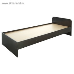 Кровать 800 2030х840х710 Венге темный Клик Мебель