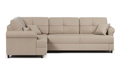 Угловой диван-кровать 4Home Мирта, 245х180х93 см, Beige, левый, Дельфин