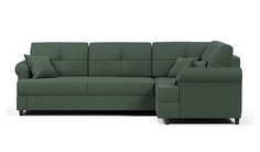 Угловой диван-кровать 4Home Мирта, 245х180х93 см, Green, правый, Дельфин