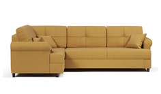 Угловой диван-кровать 4Home Мирта, 245х180х93 см, Yellow, левый, Дельфин