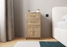 Тумба Карлос-012 Дуб Сонома 40x74.5x45 Мегамебель