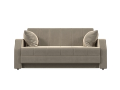 Диван-кровать 4Home Малютка, 154x86x73 см, выкатной, бежевый, микровельвет