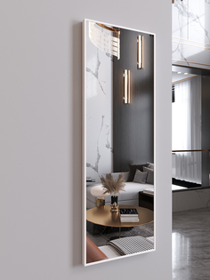 Зеркало настенное Makeli 115х40 см в алюминиевой раме