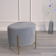 Пуф Manons Maison GOLD Серый 50x37x42 см