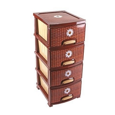 Комод Росспласт коричневый 38x47x95 см