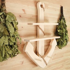 Вешалка Якорь 60х50х10 см No Brand