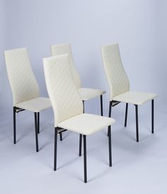 Стул Мир Мебели Магнат кремовый 41x41x105 см экокожа, 4 шт