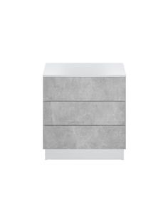 Комод Mebel-ars Уно 61.4х32.6х63, см Белый/Ателье Светлый