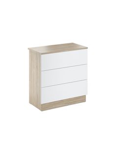 Комод Mebel-ars Уно 61.4х32.6х63, см Дуб Сонома/Белый
