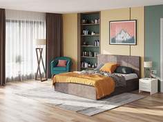 Кровать Alba Next Тетра Мраморный 180х200 No Brand