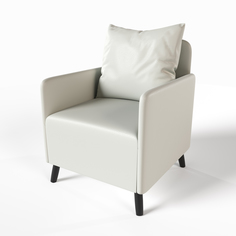 Кресло SALON TRON Будапешт экокожа белое, 68х72х85