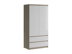 Современный Шкаф Челси 2-х ств белый/сонома Миф