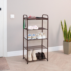 Обувница ЗМИ Альфа 15 Коричневая 45x30x94.5 см