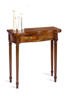 Столик-консоль Classica-mebel UN-12499 с выдвижными ящиками Итальянский орех