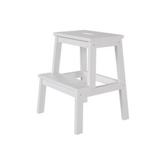 Стул-стремянка белый 43x39x50 см No Brand