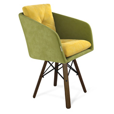 Стул Sheffilton SHT-ST43-2/S70 фисташковый десерт/темный орех/черный