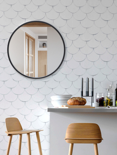 Зеркало настенное SWED HOUSE Svartаn в раме 70х70 см black