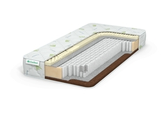 Матрас EVEREST Ту-Вэй Кокос Латекс 7 зон S1000 90х190 Эверест