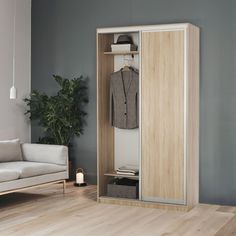 Шкаф-купе 2-х дв. Премиум 150х45х220 Дуб Сонома Gamma