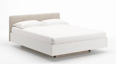 Кровать Askona Gretta Белый текстурный Casanova Milk 180х200