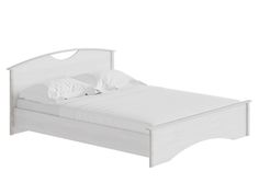 Кровать Raus 1,6м "Янна" низкая спинка (ЯН-30) с настилом. Орех Мальта