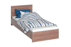 Кровать Ронда 0.8 м ясень шимо тёмный НОНТОН