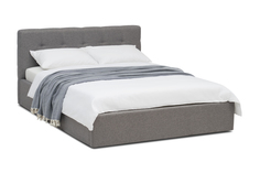 Кровать Элли рогожка серая НОНТОН