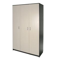 Шкаф распашной 3-х створчатый 1210х500х2100 Венге темный/Венге светлый Клик Мебель