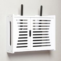 Полка настенная ABC Decor для роутера Wi-Fi Линии, белый, 35х26х9 см