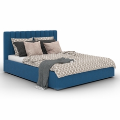Кровать Матрасбург Camellia Blue + матрас Magnus 90х200 см